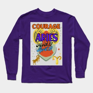 Astrology signs aries Aries symbols Long Sleeve T-Shirt